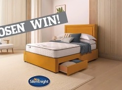 Win a Silent Night ‘Divan Bed with Malvern Velvet Headboard'