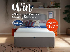 Win a Silentnight Comfort Memory Mattress