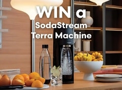 Win a Sodastream Terra Water Machine in Black