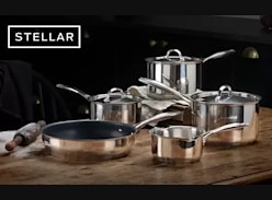 Win 1 of 2 Stellar 5-Piece Saucepan Sets