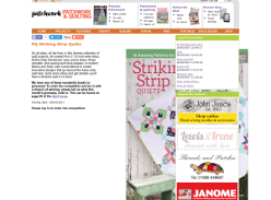 Win Striking Strip Quilts