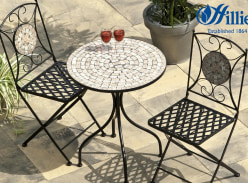 Win a Tangier Mosaic Garden Bistro Set from Hillier