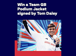 Win a Team GB Podium Jacket Signed by Tom Daley