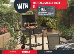 Win a Texas Smoker BBQ & £100 Iceland Gift Card