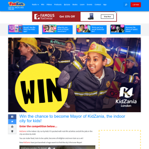Win the chance to become Mayor of KidZania, the indoor city for kids