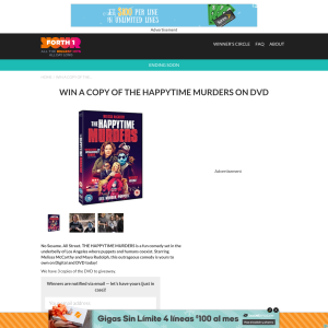 Win The Happytime Murders on DVD