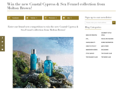 Win The Molton Brown Coastal Cypress & Sea Fennel Collection