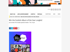 Win The Scottish Album Of The Year Longlist