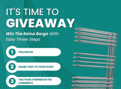 Win the Stunning Reina Borgo Chrome Designer Radiator