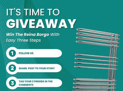 Win the Stunning Reina Borgo Chrome Designer Radiator