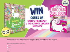 Win The Ultimate Unicorn Joke and Where’s the Llama? Book