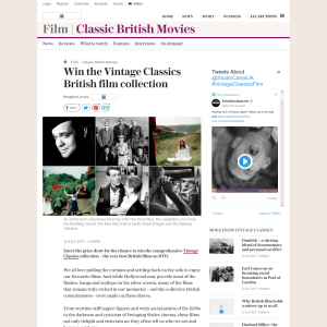 Win the Vintage Classics British film collection