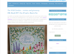 Win The Wild Garden Rub Off Transfer Book worth £12.99