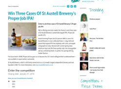 Win Three Cases Of St Austell Brewery’s Proper Job IPA