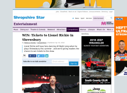 Win Tickets to Lionel Richie in Shrewsbury