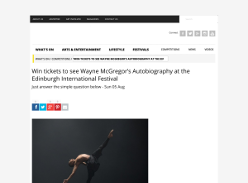 Win tickets to see Wayne McGregor’s Autobiography at the Edinburgh International Festival