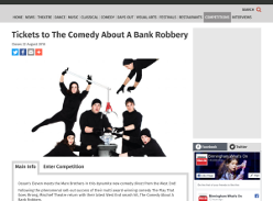 Win Tickets to The Comedy About A Bank Robbery