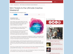 Win! Tickets to the Ultimate Creative Weekend!