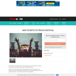 Win tickets to Truck Festival