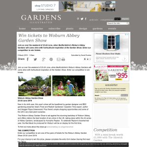 Win tickets to Woburn Abbey Garden Show