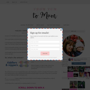 Win Tiddlers & Nippers Tracker Journal