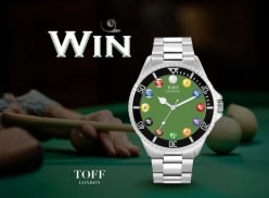 Win a Toff London Men's Pool Ball Watch