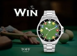 Win a Toff London Men's Pool Ball Watch