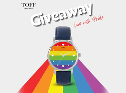 Win a Toff London Pride Horizon Heart Batons Watch