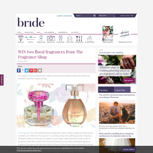 WIN two floral fragrances from The Fragrance Shop