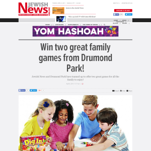 Win two great family games from Drumond Park