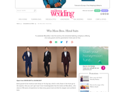 Win Two Moss Bros. Hired Suits