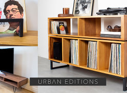 Win Two Steel Vinyl Record Storage Racks