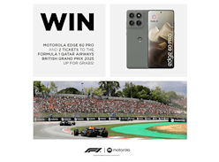 Win a VIP Formula 1 Weekend + Motorola Edge 60 Pro