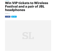 Win VIP tickets to Wireless Festival and a pair of JBL headphones