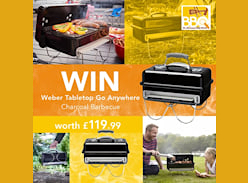 Win a Weber Tabletop Go Anywhere Charcoal Barbecue