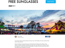 Win weekend camping tickets to Camp Bestival