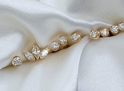 Win White Gold Diamond Earrings from Lena Cohen Jewellery