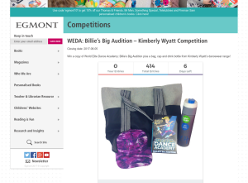 Win World Elite Dance Academy: Billie's Big Audition, Kimberly Wyatt bag, cap and drink bottle