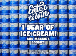 Win a Year's of Mackie's Ice Cream