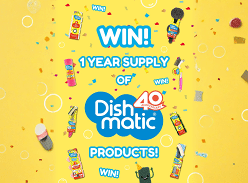 Win a Years Supply of Dishmatic Refills