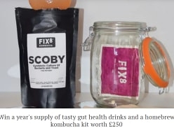 Win a Year's Supply of Tasty Gut Health Drinks and a Homebrew Kombucha Kit