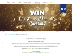 Win your Christmas cocktail ingredients