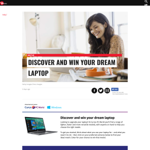 Win your dream laptop