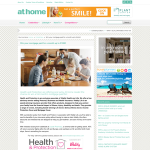 Win your mortgage paid for a month up to £1000