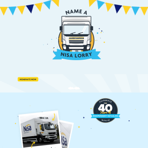 Win Your Name on a Nisa Lorry